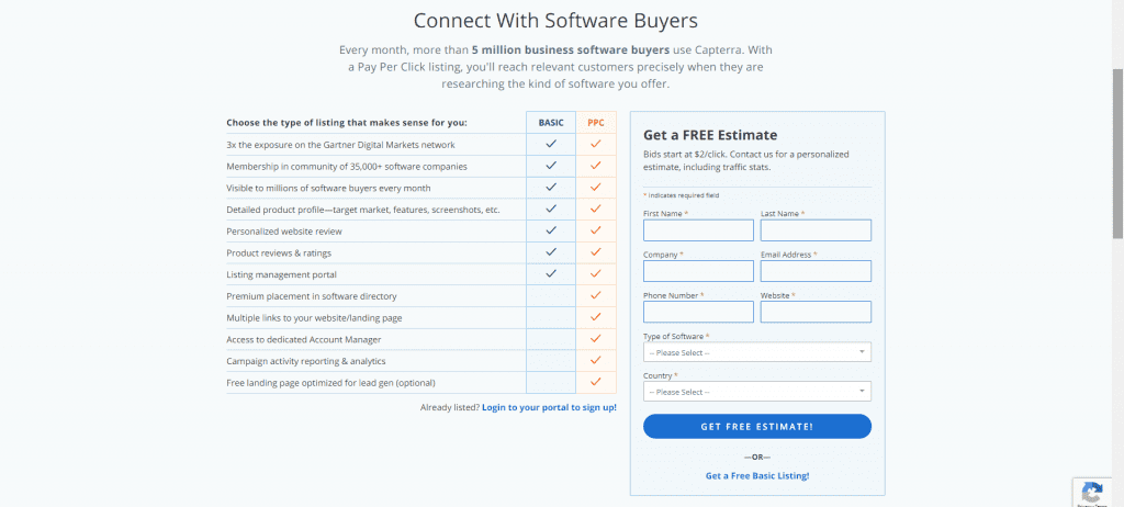 Connect with software buyers