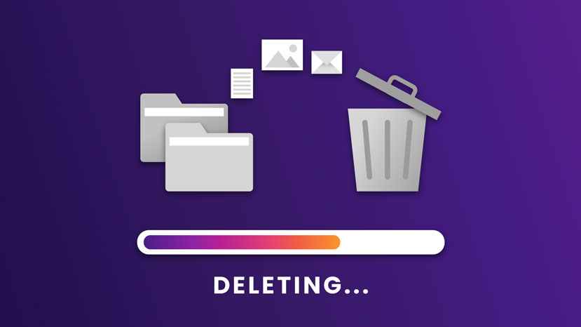 Image showing how to delete incorrect data